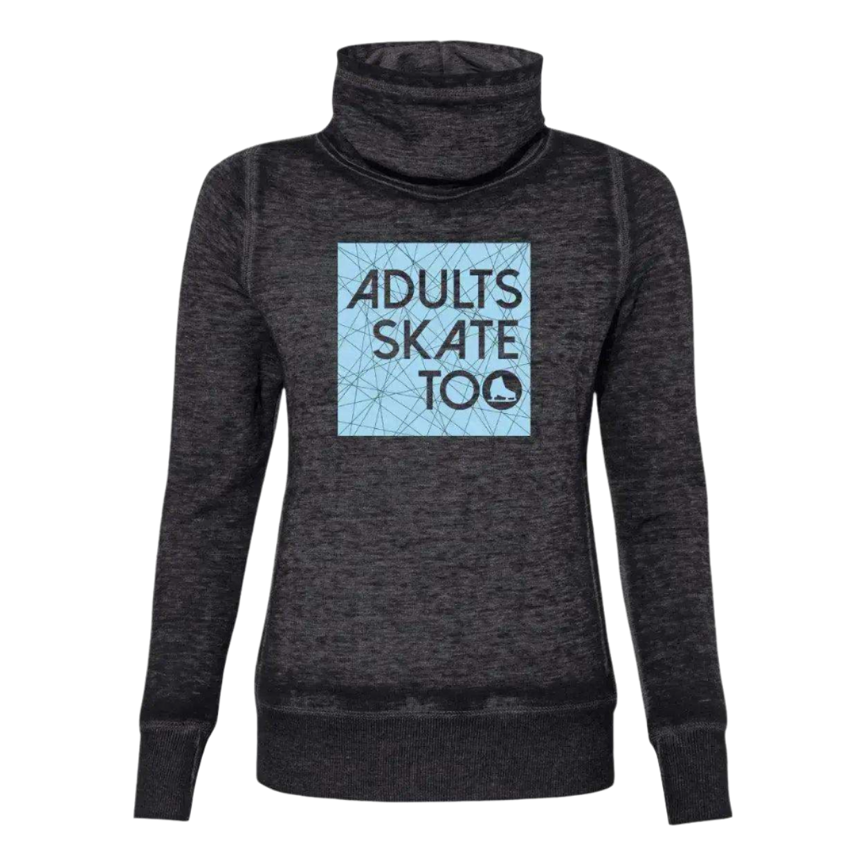 Ice Square Cowl Neck Sweatshirt