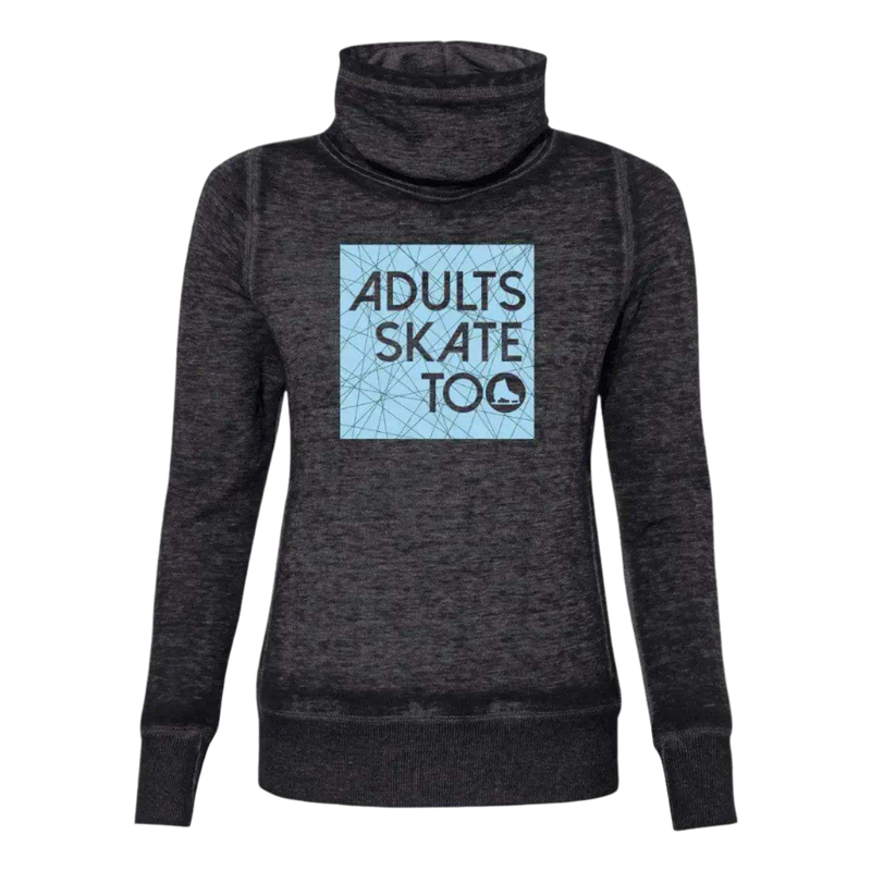 Ice Square Cowl Neck Sweatshirt