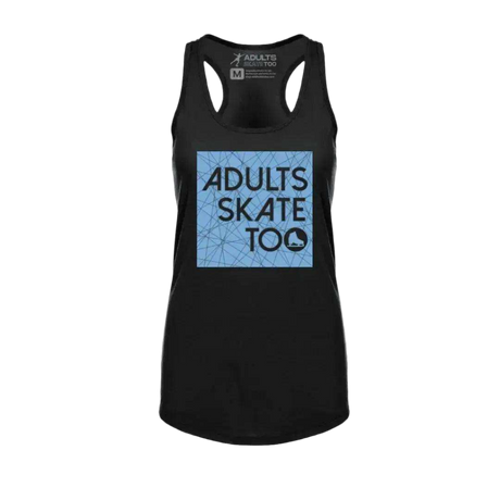 Ice Square Racerback Tank - Adults Skate Too LLC