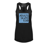 AST Ice Square Racerback Tank - S - Adults Skate Too LLC