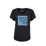 AST Ice Square Dolman Tee - Adults Skate Too LLC