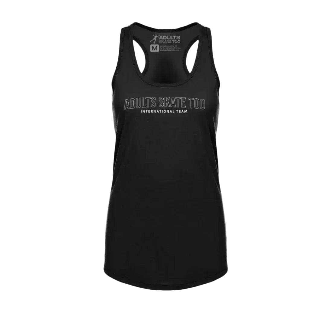 International Team Racerback Tank - Adults Skate Too LLC