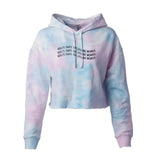 Lifelong Member Cotton Candy Hooded Crop - Adults Skate Too LLC