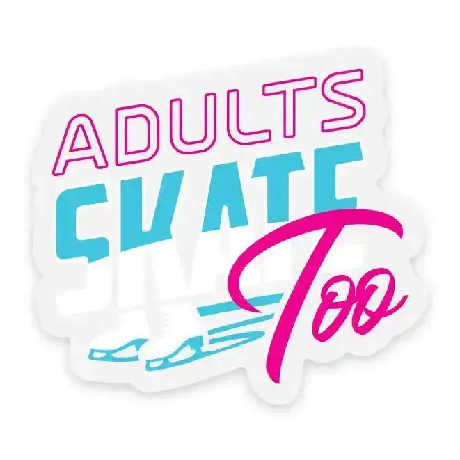 AST Retro Sticker Adults Skate Too LLC