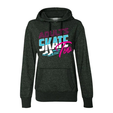 AST Retro Women's French Terry Glitter Hoodie Adults Skate Too LLC