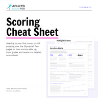 Scoring Cheat Sheet (Printable PDF)