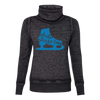 Skate Silhouette Cowl Neck Sweatshirt
