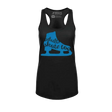 Skate Silhouette Racerback Tank - Adults Skate Too LLC