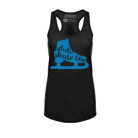 Skate Silhouette Racerback Tank - Adults Skate Too LLC