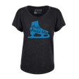 Skate Silhouette Dolman Tee - Adults Skate Too LLC