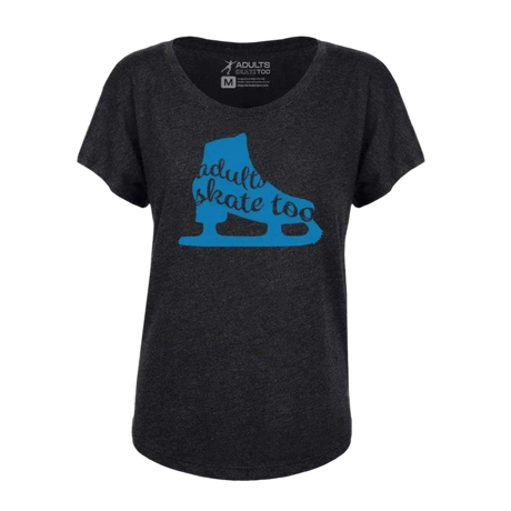 Skate Silhouette Dolman Tee - Adults Skate Too LLC