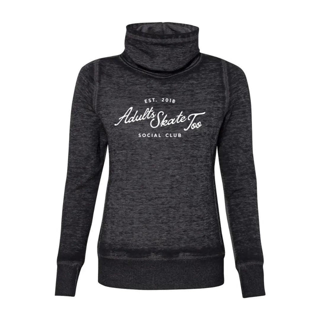 AST Social Club Cowl Neck Sweatshirt Adults Skate Too LLC