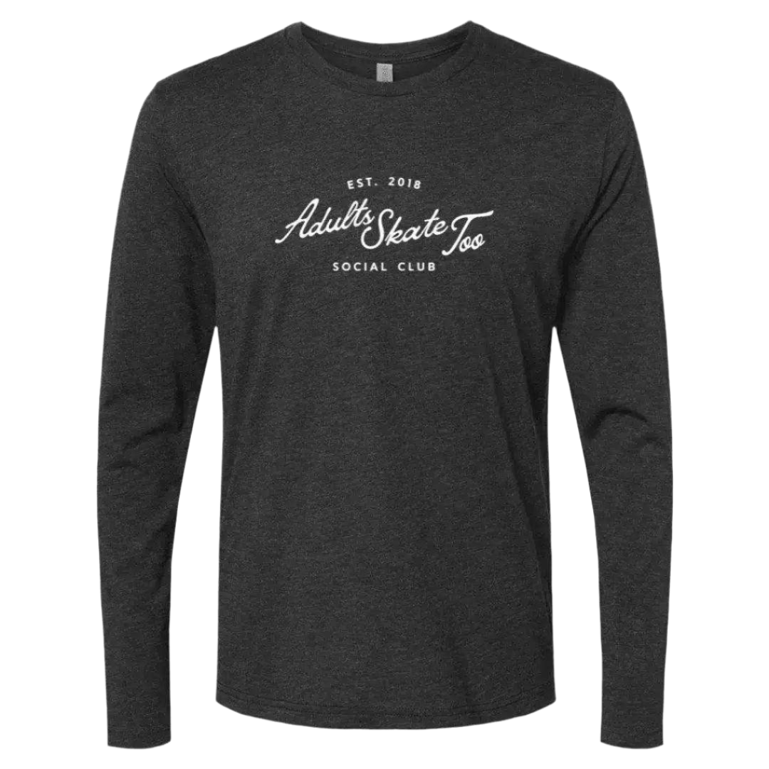 Social Club Long Sleeve - Adults Skate Too LLC