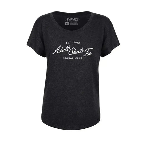 AST Social Club Women's Dolman Tee Adults Skate Too LLC