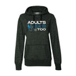 AST Winter Women's French Terry Glitter Hoodie Adults Skate Too LLC