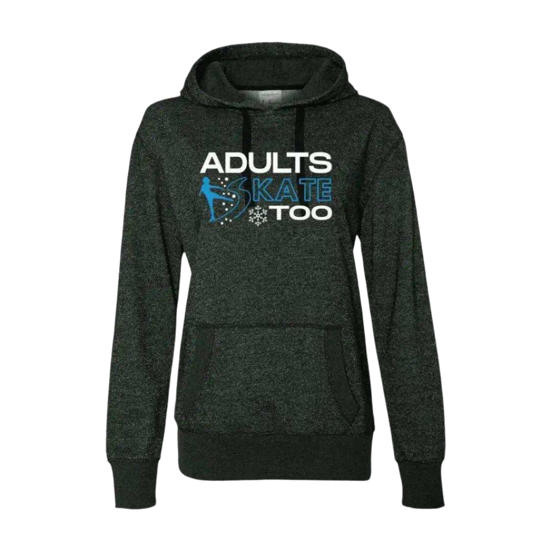 Winter Glitter Hoodie - Adults Skate Too LLC