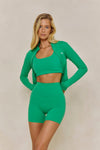 Astoria LUXE BALANCE Zip Up Jacket - Palm Green - Adults Skate Too LLC