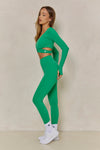 Astoria BALANCE Crossover Sleeve Crop - Palm Green - Adults Skate Too LLC