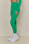 Astoria LUXE BALANCE Full Length Legging - Palm Green - Adults Skate Too LLC