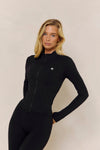 Astoria LUXE BALANCE Zip Up Jacket - Black - Adults Skate Too LLC