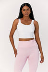 Astoria LIVE LUXE Crossed Sports Crop - White - Adults Skate Too LLC