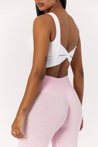 Astoria LIVE LUXE Crossed Sports Crop - White - Adults Skate Too LLC