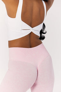 Astoria LIVE LUXE Crossed Sports Crop - White - Adults Skate Too LLC
