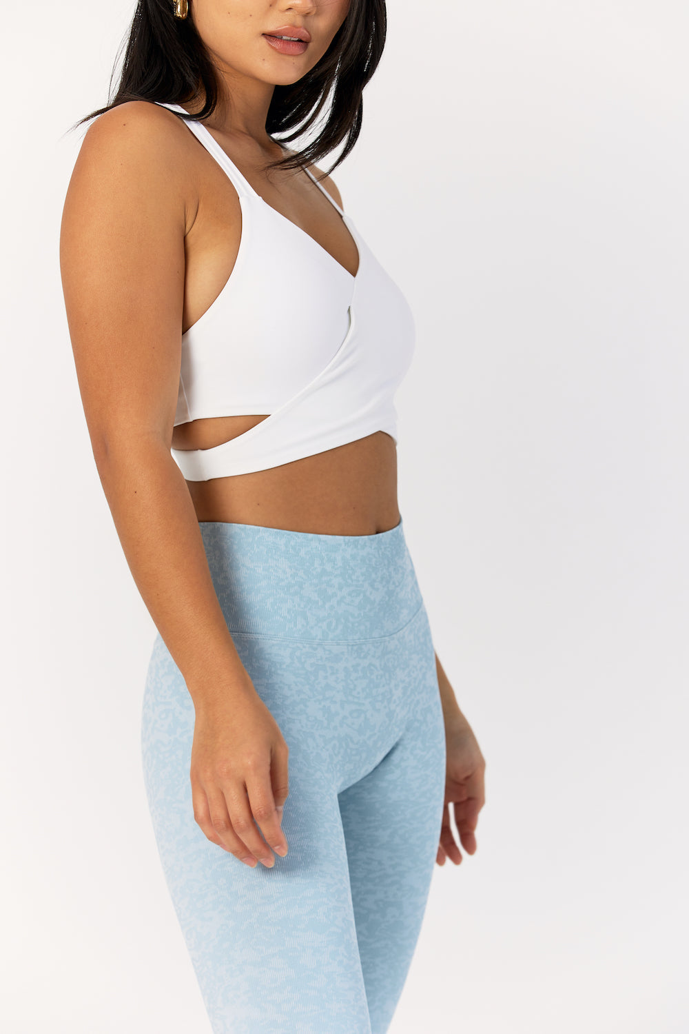 Astoria LIVE LUXE Crossover Crop - White - Adults Skate Too LLC