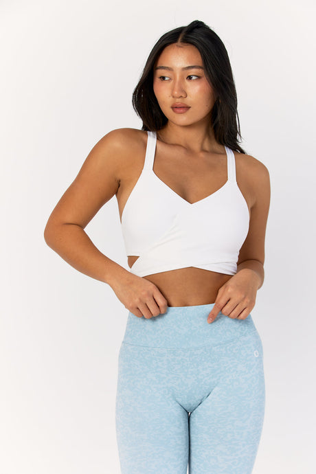 Astoria LIVE LUXE Crossover Crop - White - Adults Skate Too LLC