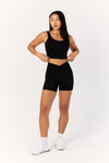 Astoria LIVE LUXE Crossed Sports Crop - Black - Adults Skate Too LLC