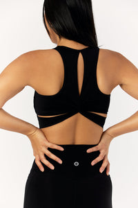 Astoria LIVE LUXE Square Neck Crop - Black - Adults Skate Too LLC