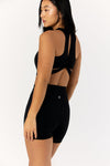 Astoria LIVE LUXE Square Neck Crop - Black - Adults Skate Too LLC