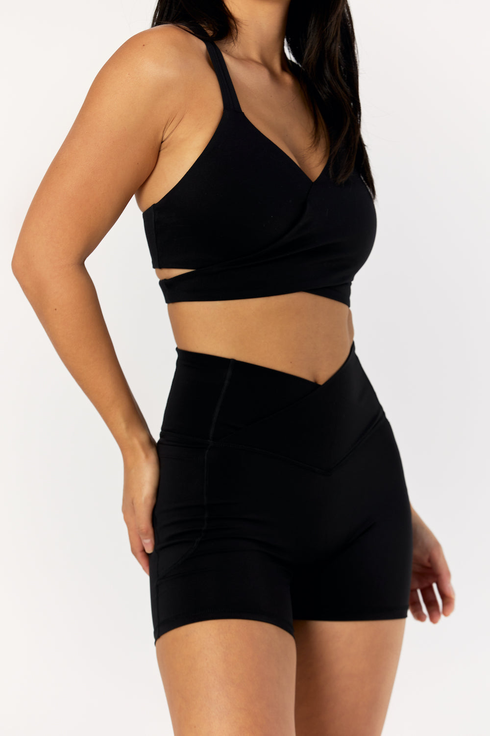 Astoria LIVE LUXE Crossover Crop - Black - Adults Skate Too LLC