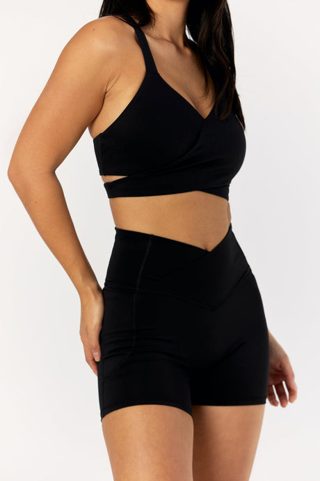 Astoria LIVE LUXE Crossover Crop - Black - Adults Skate Too LLC