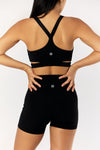 Astoria LIVE LUXE Crossover Crop - Black - Adults Skate Too LLC