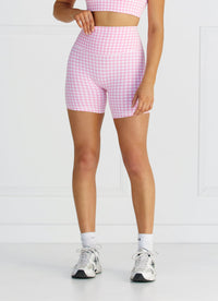Astoria LUXE BALANCE Short - Pink Gingham - Adults Skate Too LLC