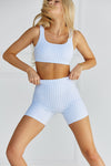 Astoria LUXE BALANCE Short - Blue Gingham - Adults Skate Too LLC