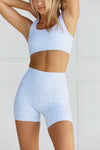Astoria LUXE BALANCE Short - Blue Gingham - Adults Skate Too LLC