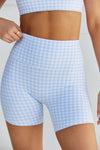 Astoria LUXE BALANCE Short - Blue Gingham - Adults Skate Too LLC