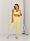 Astoria LUXE BALANCE Plunge Sports Bra - Marigold - Adults Skate Too LLC
