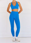 Astoria LUXE BALANCE Plunge Sports Bra - Sapphire Blue - Adults Skate Too LLC