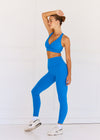Astoria LUXE BALANCE Plunge Sports Bra - Sapphire Blue - Adults Skate Too LLC