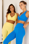 Astoria LUXE BALANCE Plunge Sports Bra - Sapphire Blue - Adults Skate Too LLC