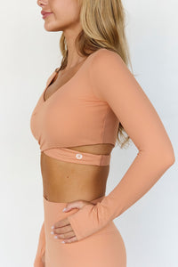 Astoria BALANCE Crossover Sleeve Crop - Spice - Adults Skate Too LLC