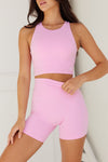 Astoria LUXE BALANCE Staple Sports Crop - Candy Pink - Adults Skate Too LLC
