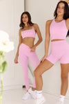 Astoria LUXE BALANCE Signature Sports Bra - Candy Pink - Adults Skate Too LLC