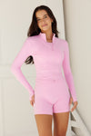 Astoria LUXE BALANCE Zip Up Jacket - Candy Pink - Adults Skate Too LLC
