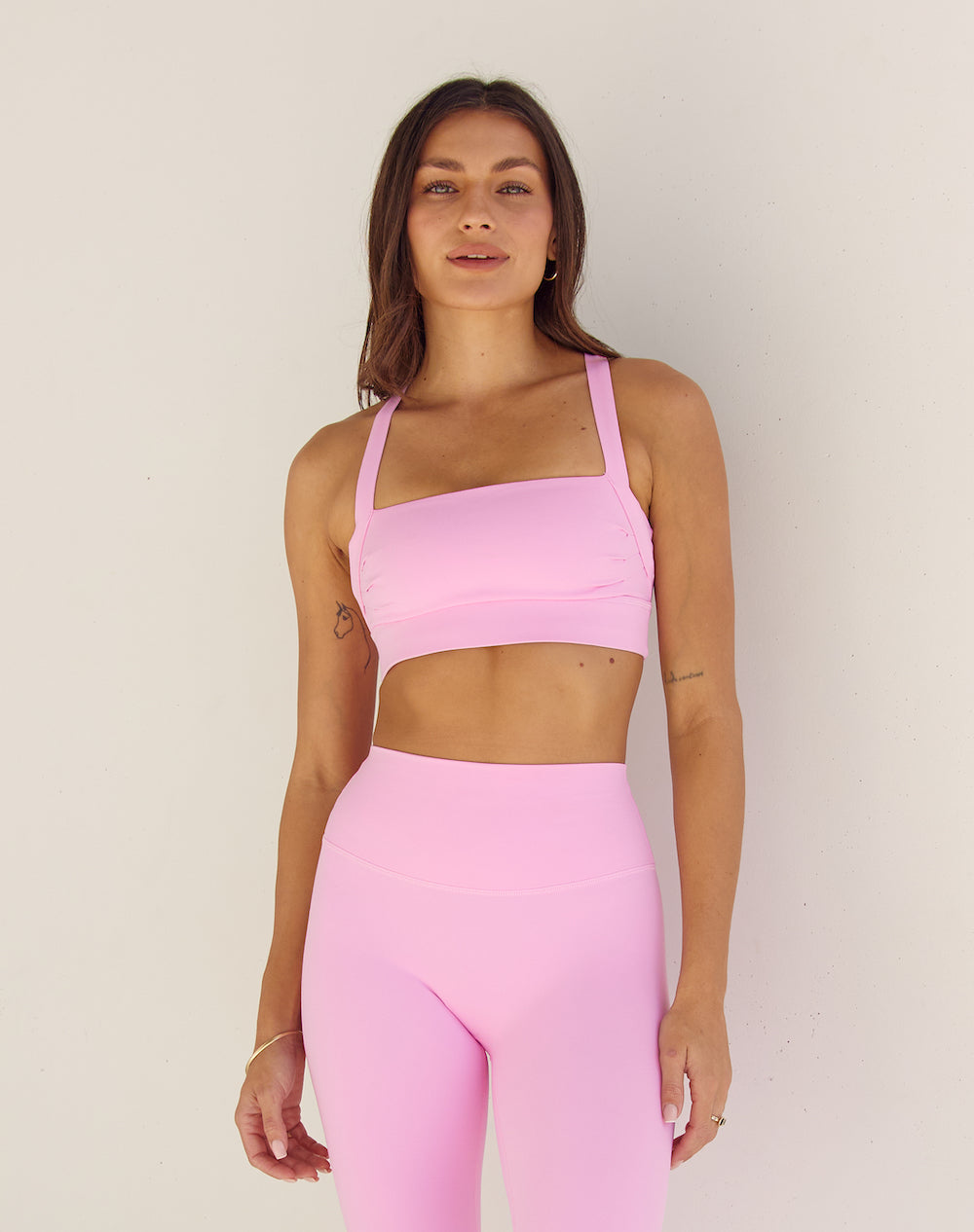 Astoria LUXE BALANCE Signature Sports Bra - Candy Pink - Adults Skate Too LLC