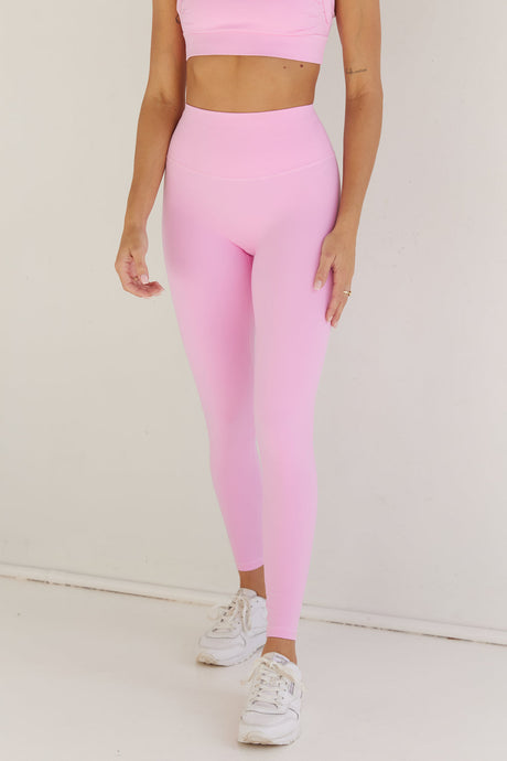 Astoria LUXE BALANCE Full Length Legging - Candy Pink - Adults Skate Too LLC