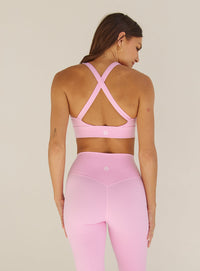 Astoria LUXE BALANCE Signature Sports Bra - Candy Pink - Adults Skate Too LLC